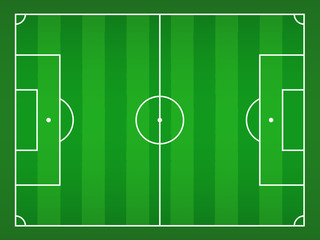 Vektor Fußballplatz