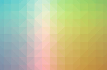 Illustration of orange poligon beautiful multicolor background.