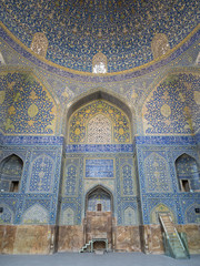 Qibla dome chamber, Imam mosque, Isfahan, Iran - 223143593