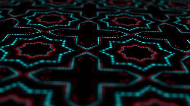 Advanced Abstract Geometric Animated Background