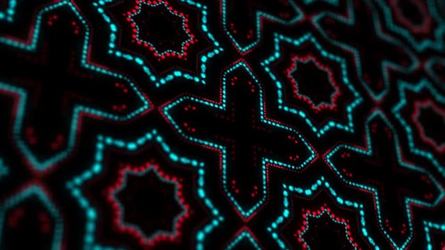 Advanced Abstract Geometric Animated Background