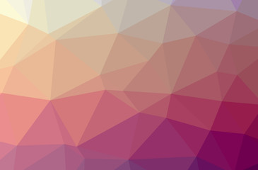 Illustration of red abstract polygonal nice multicolor background.