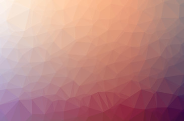 Obraz premium Illustration of red abstract polygon elegant multicolor background.