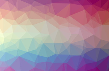 Fototapeta premium Illustration of red abstract low poly modern multicolor background.