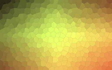 Illustration of red, green and  and brown Little hexagon background.