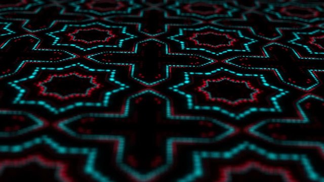 Advanced Abstract Geometric Animated Background