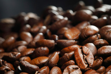 Roasted coffee beans