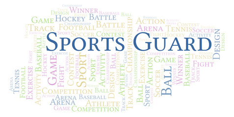 Sports Guard word cloud.