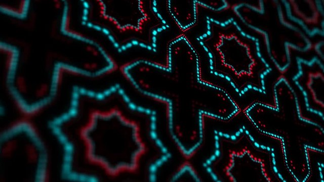 Advanced Abstract Geometric Animated Background