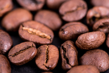 Coffee beans background