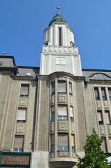 Obraz premium A Historical Building in Debrecen Old Town - Hungary