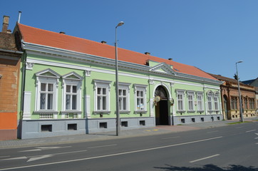 A Street in Debrecen Old Town - Hungary