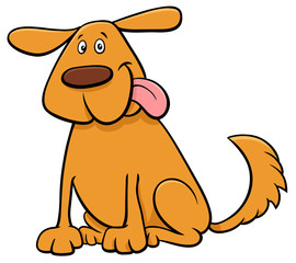 funny dog pet cartoon character