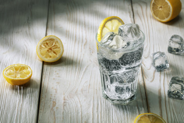 Lemonade with oranges and lemons