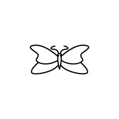 butterfly icon. Element of butterfly icon for mobile concept and web apps. Thin line butterfly icon can be used for web and mobile