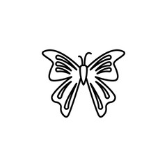 butterfly icon. Element of butterfly icon for mobile concept and web apps. Thin line butterfly icon can be used for web and mobile