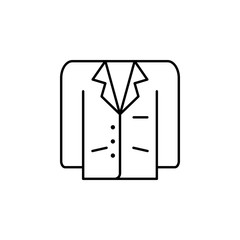 jacket icon. Element of clothes icon for mobile concept and web apps. Thin line jacket icon can be used for web and mobile