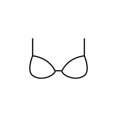 brassiere icon. Element of clothes icon for mobile concept and web apps. Thin line brassiere icon can be used for web and mobile