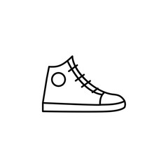 sneakers icon. Element of clothes icon for mobile concept and web apps. Thin line sneakers icon can be used for web and mobile