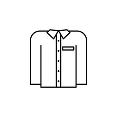 women shirt icon. Element of clothes icon for mobile concept and web apps. Thin line women shirt icon can be used for web and mobile