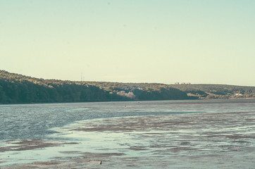 walk along the river bank