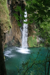 Fototapeta na wymiar waterfall in N.P. Plitvice, Croatia