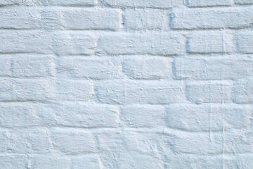 Texture of a fragment of a white brick wall