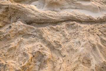 rock textures, Sarakiniko at dusk