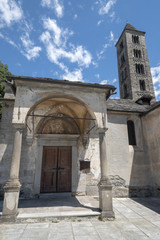 Fototapeta na wymiar Villadossola, Italy: San Bartolomeo church