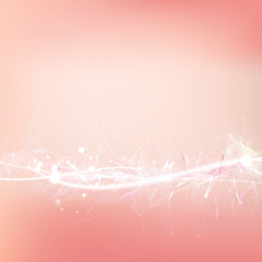 Colorful light pink smooth light lines background. Vector illustration, eps 10, contains transparencies.