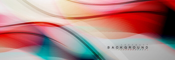 Smooth blur wave background