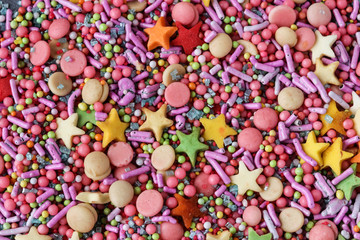 colorful sugar sprinkles