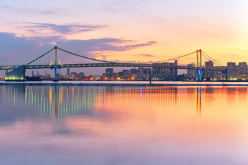 Rainbow bridge reflection