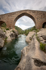 Fototapeta na wymiar Pont de Pedret, Cercs