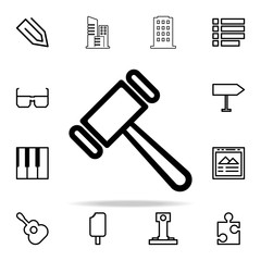 Obraz premium a hammer icon. web icons universal set for web and mobile