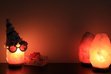 誕生パーティーをイメージした減塩ランプ