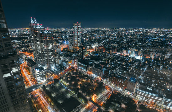 Shinjuku night lights