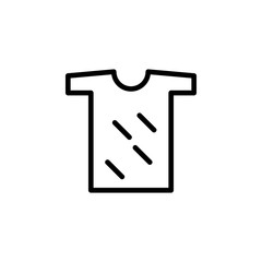 dirty icon. Element of laundry icon for mobile concept and web apps. Thin line dirty icon can be used for web and mobile