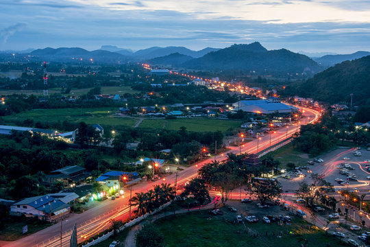 Scenic view of Bat Cave, in Phetchaburi,Thailand.