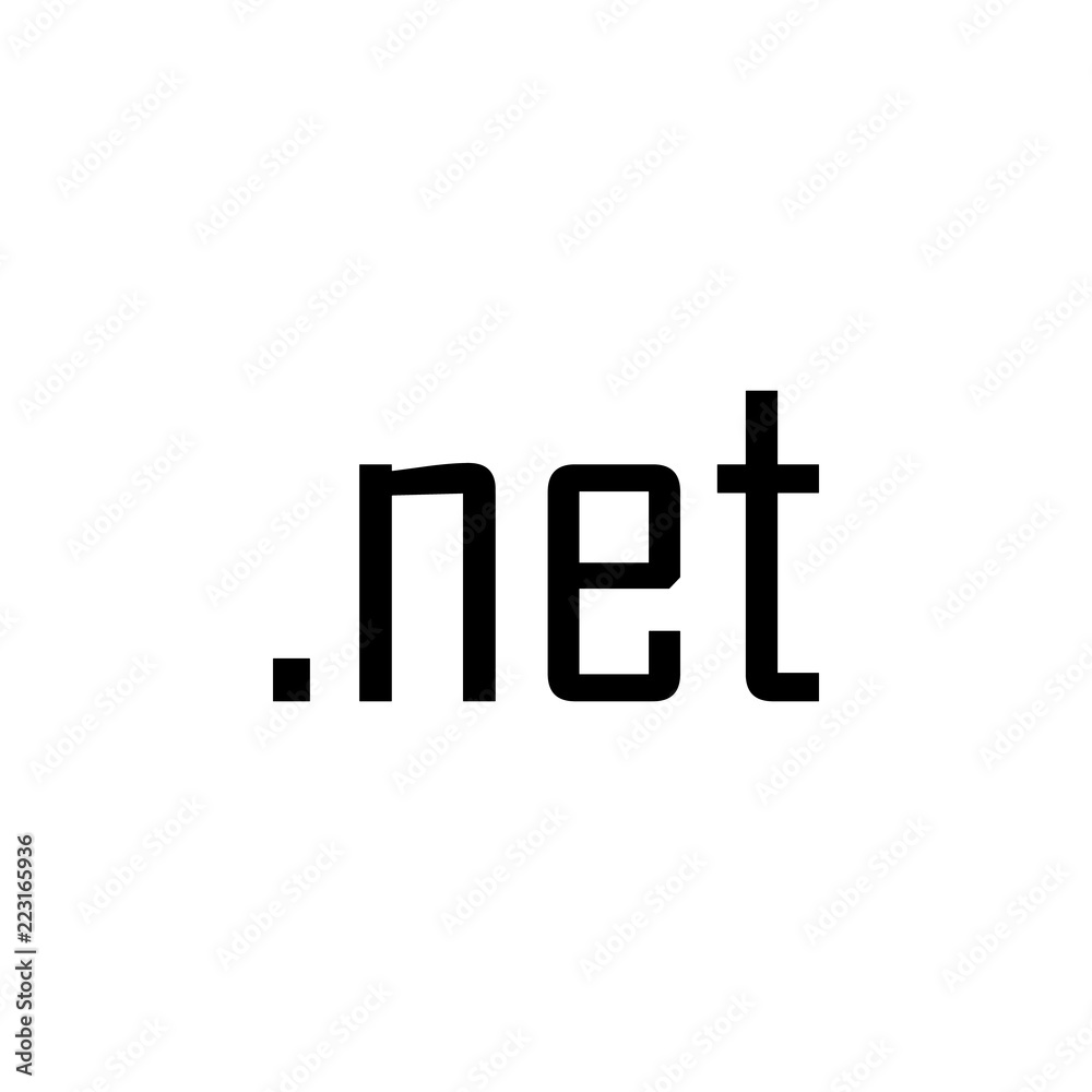 Poster domain net icon. element of online and web for mobile concept and web apps icon. thin line icon for 