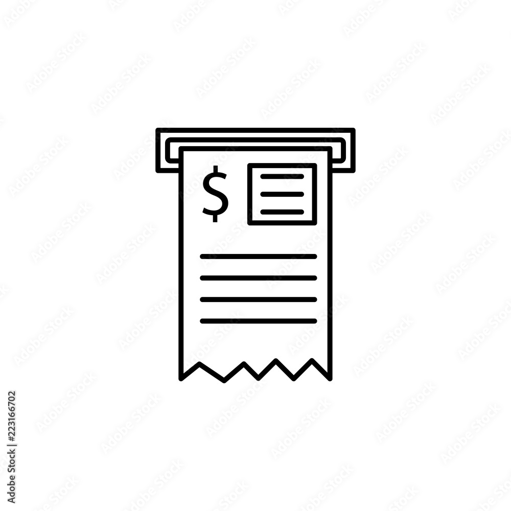 Poster check. element of online shopping icon for mobile concept and web apps. thin line check can be used 