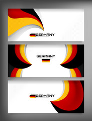 Obraz na płótnie Canvas Flag of Germany Background Concept for Independence Day and events, Vector illustration Design