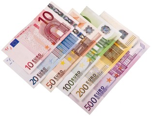 euro paper bills