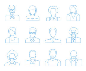 people icons, user icons