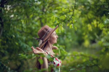 Portrait of a beautiful elegant woman