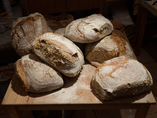 Assortment of fresh baked bread