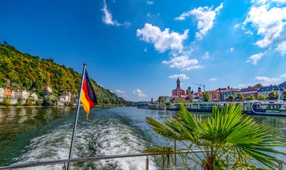 Deurstickers Dreiflüssestadt Passau © Comofoto