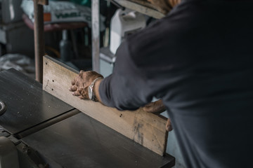 man working in factory