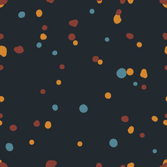 Seamless repeating pattern of color spots