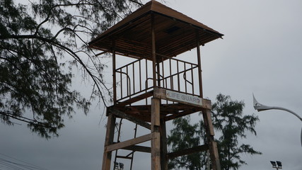 wooden tower